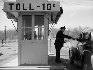 USA tollbooth attendent